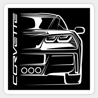 Corvette Stingray C7 Silhouette Sticker